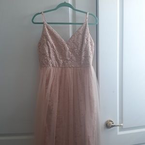 Beautiful Rose Gold Evening Gown